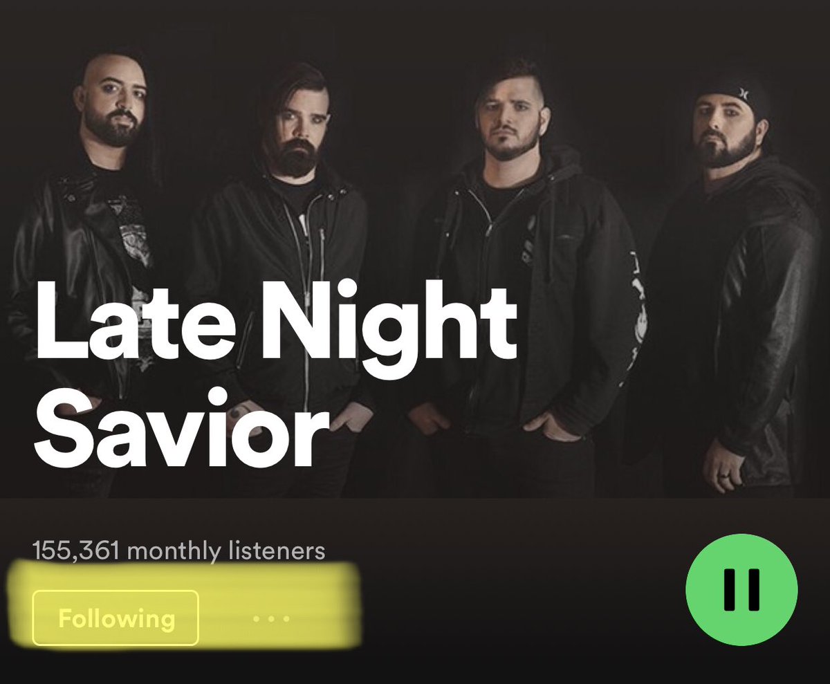 rockshoprecords's tweet image. Congrats to @latenightsavior for cracking 150,000 MONTHLY LISTENERS on @Spotify If you aren’t “Following” then yet, we’d love it if you would! NEW ALBUM out NOW!!
.
.
.
#latenightsavior #congrats #rockshoprecords #spotify