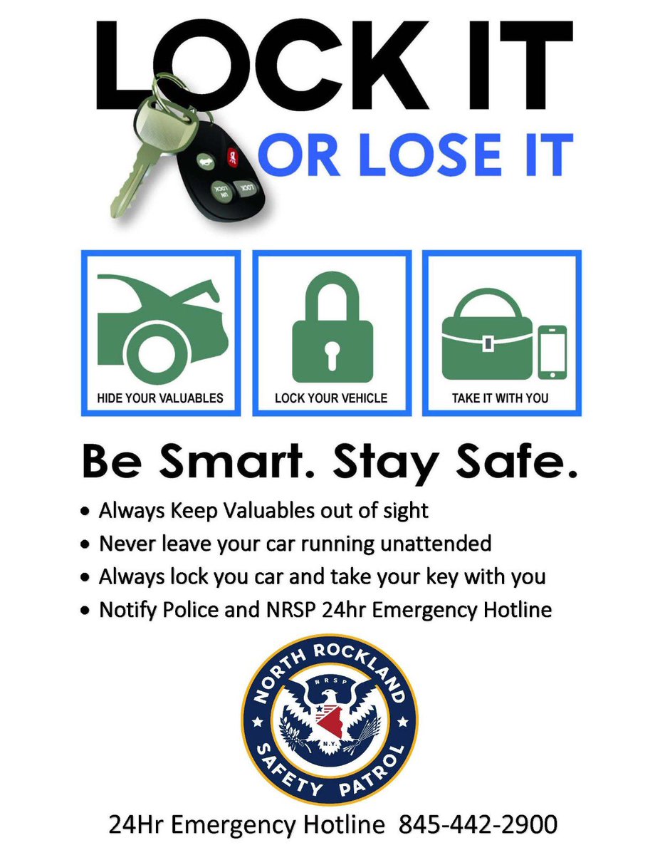 Lock it or lose it

#9PMRoutine #LockItOrLoseIt #safety #security