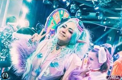 Lovelyxriot's tweet photo. Me in my element! 
Rave on forever! 
#tightcrew #raver #kandii #clubkid #plur https://t.co/m6P7VfK33a