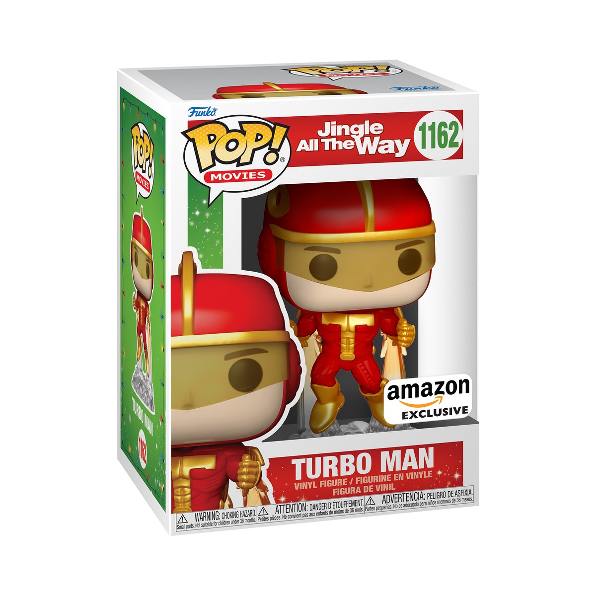 OriginalFunko's tweet photo. RT and follow @OriginalFunko for the chance to WIN an @Amazon exclusive Jingle All The Way - Turbo Man Flying Pop! Not feeling lucky? Order now: https://t.co/pgn4xucVMB #Funko #FunkoPop #FunkoGiveaway #JATW #TurboMan https://t.co/3usqya2UgJ