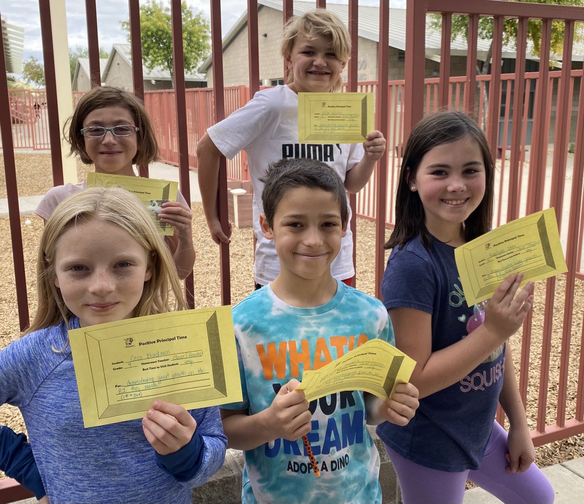 Positive Principal time for these students that showed significant growth on their reading benchmark assessment ⁦<a href="/NewRiverWildcat/">New River Wildcats</a>⁩ ⁦<a href="/DVUSD/">Deer Valley Unified School District</a>⁩
