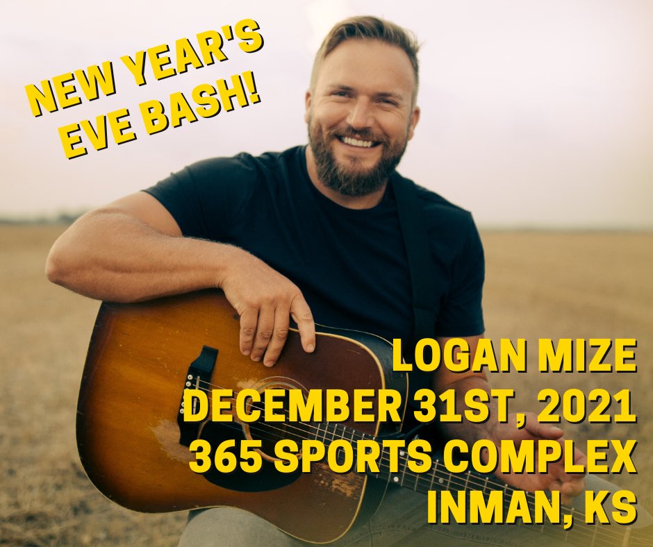 Don’t miss Logan Mize on New Year’s Eve at <a href="/365SportComplex/">365 Sports Complex</a> in Inman, KS!
Get tickets now at: bit.ly/LoganMizeNYEBA…