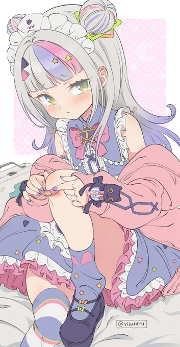 つまずきに注意してください 🩹

#シオンの書物  #紫咲シオン新衣装 