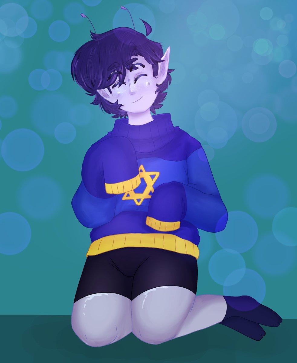 TransVtuber's tweet image. This week we're highlighting @kangaroobloo! (Primarily He/Him, also They/Xe)

They're an interstellar trans guy vtuber, re-debuting in January! They're a (debatably) humanoid "definitely-not-space-alien" guy, and they stream Minecraft and sandbox/party games with their friends!