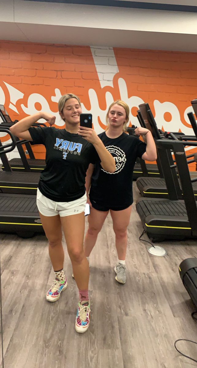 Loved working out with my  <a href="/NPDragonsSball/">Dragons Softball</a> sister! ❤️ getting some cardio in before the season!