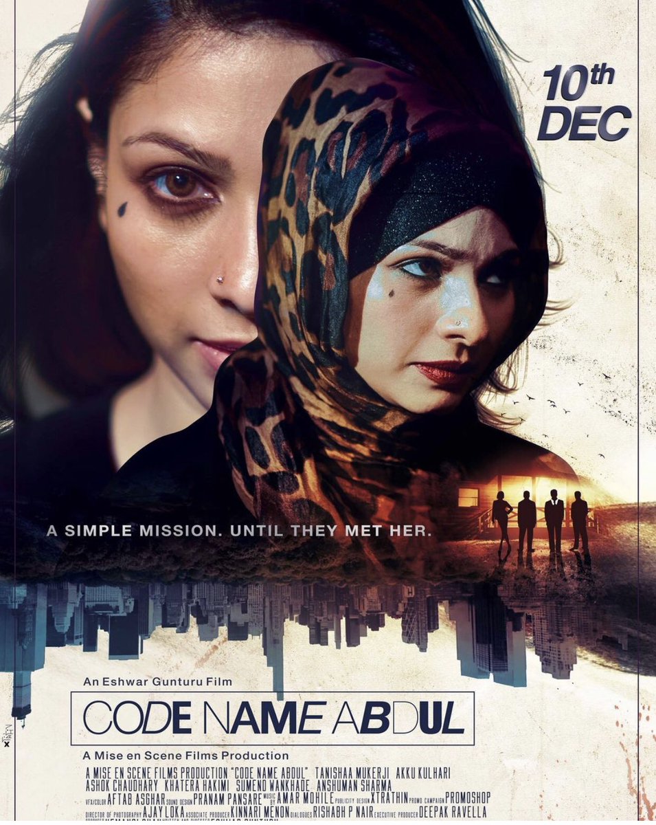 Tutejajoginder's tweet photo. Exclusive - #CodeNameAbdul is a thriller that narrates RAW operations in USA with ISI on the trail. There is no moment to pause in this fast paced film which introduces a dozen odd characters, all connected to each other for a spy mission. @TanishaaMukerji returns in style ⭐️⭐️⭐️ https://t.co/ppxxzu5xbM