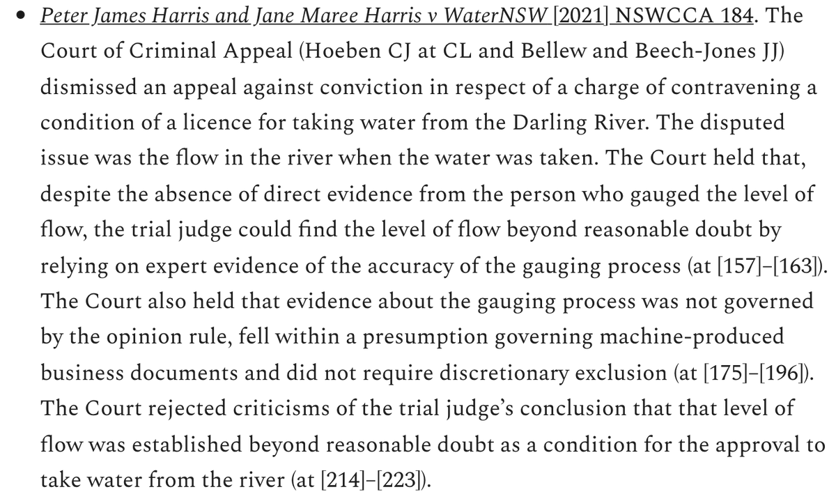 First ever <a href="/highcourtofaus/">High Court of Australia</a> tweet announcing a decision on a previous case covered in the Recent Cases in Australian Criminal Law blog: …centcasesincriminallawau.substack.com/p/august-2021-…