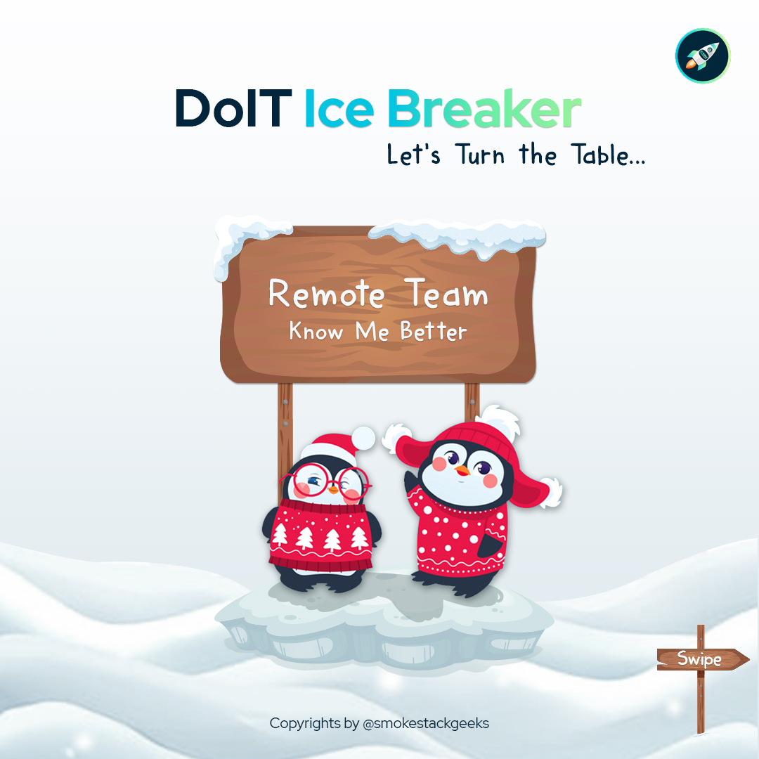 smokestackgeeks's tweet photo. Break some Virtual Firewall with
our Tadka to 'Break The Ice'
Pick a card, swipe
& shoot 'Answers' ASAP!
Let us know in comments
How many did you get?
.
.
.
#iSmokeStack
#DoITWay
#DoITFirewall
#IceBreaker
#corprategames
#funsessions
#virtualgames
#happy
#games https://t.co/Gkx2SDJdXp