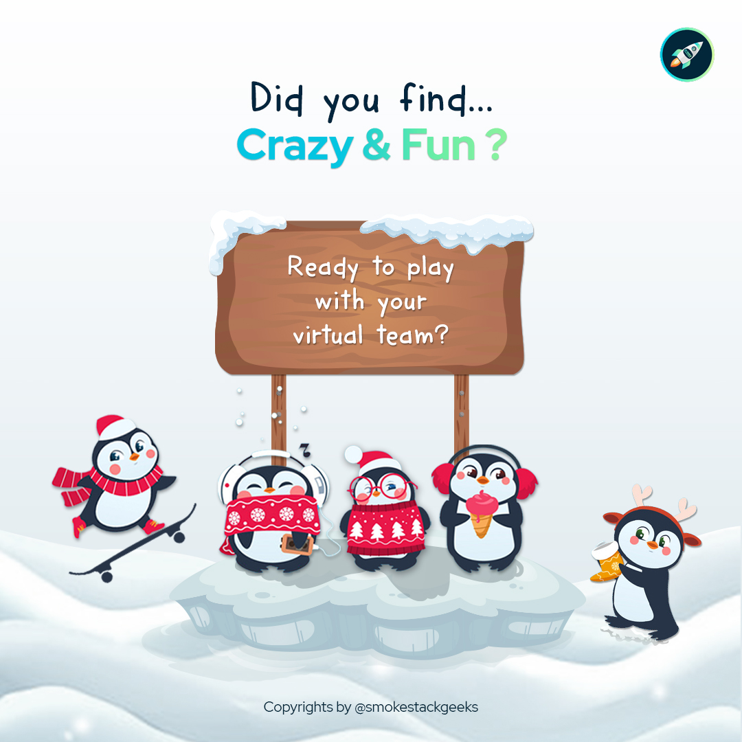 smokestackgeeks's tweet photo. Break some Virtual Firewall with
our Tadka to 'Break The Ice'
Pick a card, swipe
& shoot 'Answers' ASAP!
Let us know in comments
How many did you get?
.
.
.
#iSmokeStack
#DoITWay
#DoITFirewall
#IceBreaker
#corprategames
#funsessions
#virtualgames
#happy
#games https://t.co/Gkx2SDJdXp