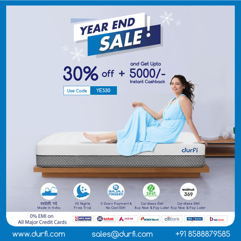 End of outlet year mattress sale