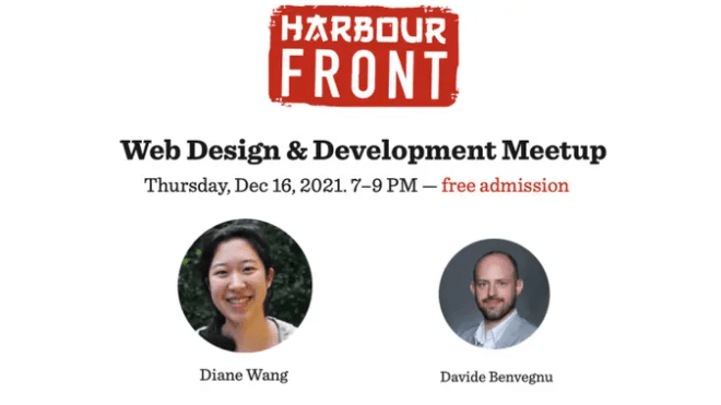 HarbourFrontHK's tweet photo. Have you already RVSP’d to next week Harbour Front?
👉 https://t.co/xlPeiqwxtG

Diane Wang will be talking about Doing Digital at M+ and Davide Benvegnu will take you on his YouTube journey. 

December 16, 2021 at 7 PM. Free! 🎉
Drinks and snacks by Microsoft HK <3 https://t.co/hzYh3C2LeH