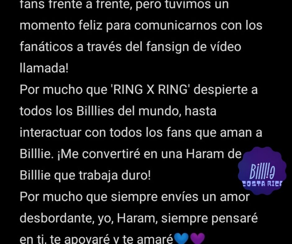 Billlie_cr's tweet photo. ❁FANCAFE❁211129 Actualización de Haram en la cuenta de Billlie.

#빌리 #Billlie #시윤 #츠키 #수현 #하람 #문수아 #하루나 #션 #SIYOON #TSUKI #SUHYEON #HARAM #MOONSUA #HARUNA #SHEON #RINGXRING #Billlie_CostaRica 

↝₢. @billlieofficial (Billlie)
𝓑illlie ▸ ℂosta ℛica🧸 https://t.co/SZEmmTprNk