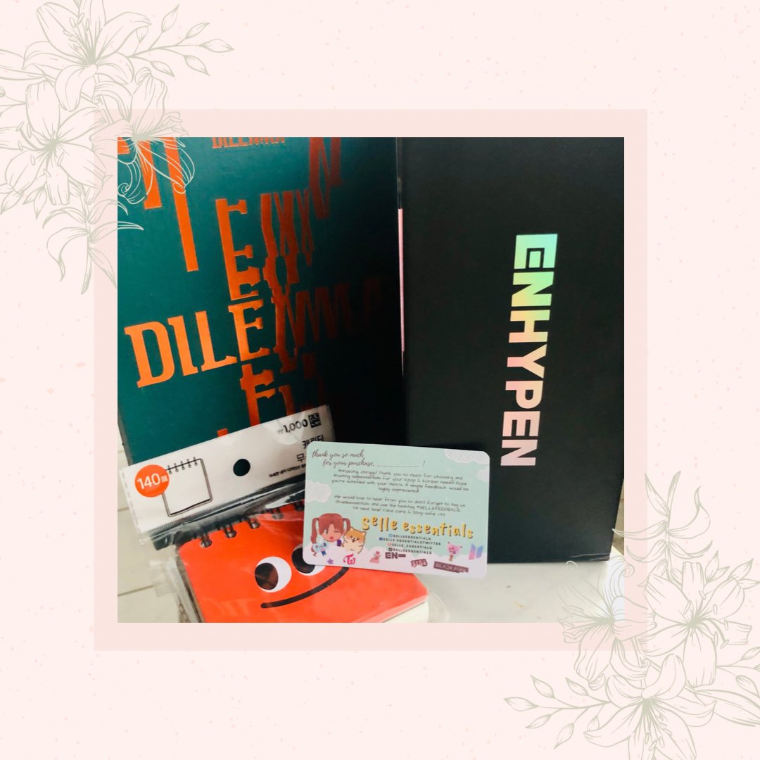 dalgikateu's tweet photo. ╭──╯ . . . . . #dalgireceives 💌
thank you @selleessentials for the smooth transaction with the ls and for the d:d GA! kala ko pc lang but 🥺💛
#SELLEPROOFS
#SELLEFEEDBACK
#SELLEGIVEAWAYS https://t.co/XCyU1GS4zf