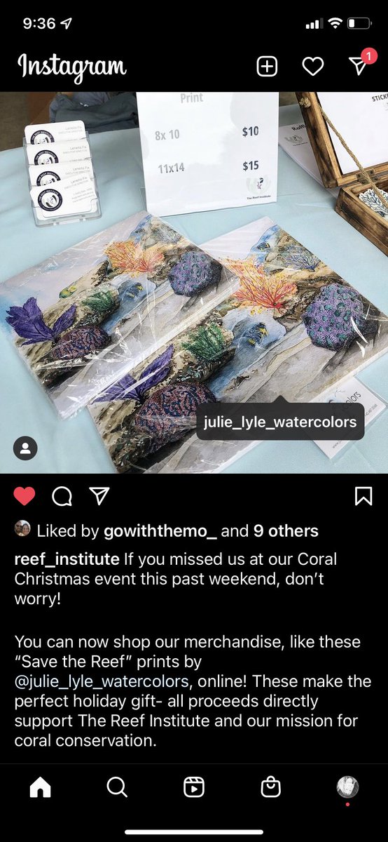 Shop small and help support Coral Conservation with <a href="/ReefInstituteFL/">The Reef Institute</a>