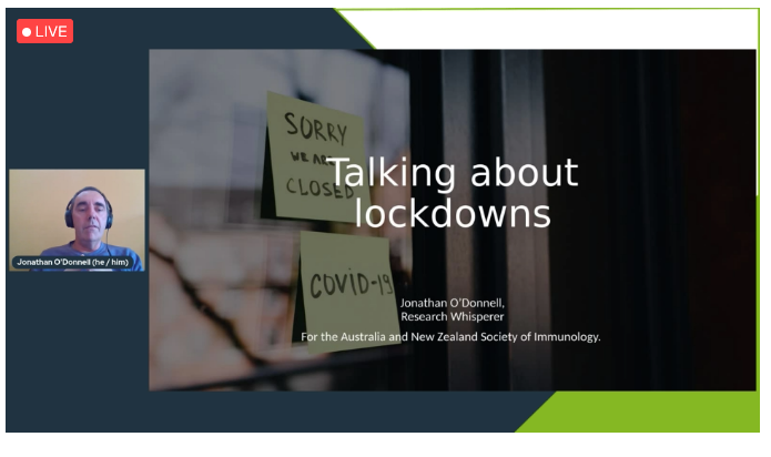 DrAnyaJones's tweet photo. #careerdisruption "Pre-lockdowns, career disruptions were only for women & people with disability" - but guess what now it affects everyone...
#ASIEDI Equity, diversity & inclusion
with @DrQuinn4realz & @jod999 @researchwhisper
#ASI2021Online @ASImmunology @RMIT https://t.co/AugBj9XcL5