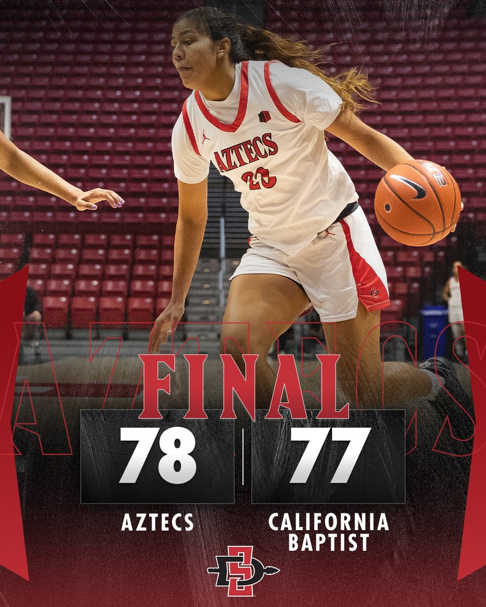 Aztec_WBB's tweet photo. A huge road win for the Aztecs who give the Lancers their first home loss since Feb. 19, 2020! Kim Villalobos had a career-high 22 points &amp; eight boards, @MalloryMarie03 had a season-high 17 &amp; @Sophia_Ramosss3 had 11 points, nine assists and 0 turnovers. https://t.co/WEDD3jtSdo