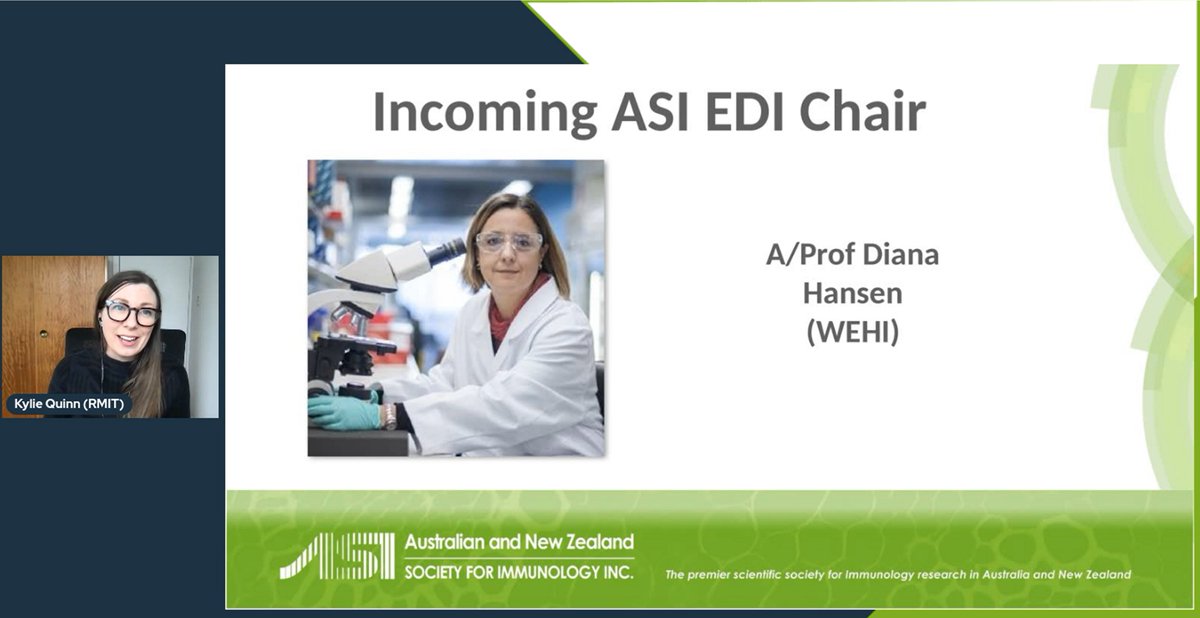 ASImmunology's tweet photo. ๐ขWe're excited to announce the incoming inaugural Equity Diversity and Inclusion Chair - A/Prof Diana Hansen from @WEHI_research This new role is part of the voting-council and is an important step forward in EDI at the ASI, in immunology and beyond. #ASI2021Online #ASIEDI https://t.co/lkIGbLCPVH