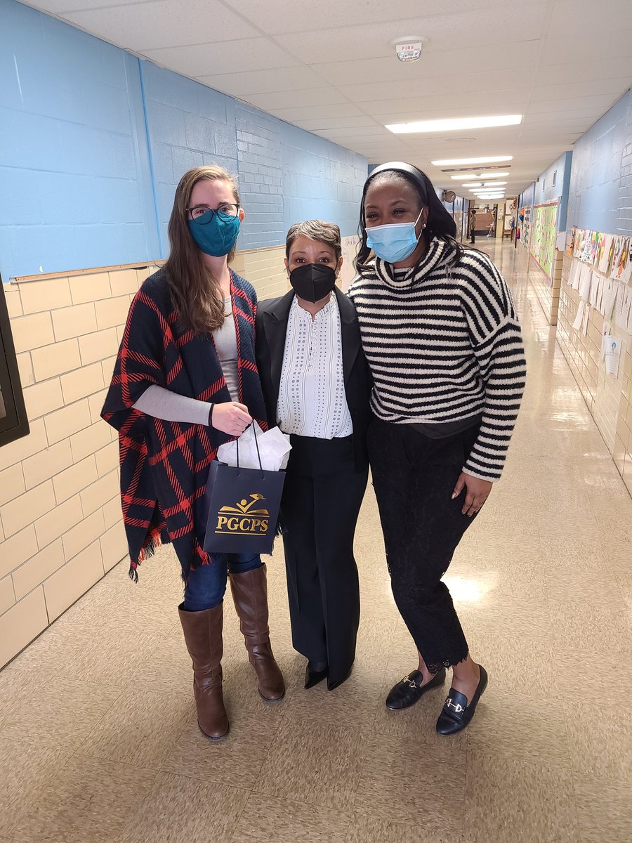 Thank you @drmonicaceo for the great surprise today! Your kind words and support mean so much! <a href="/capitolheightse/">Capitol Heights ES</a> <a href="/CHES_TAG/">Mrs. Wendy Walton</a> #pgcpsproud