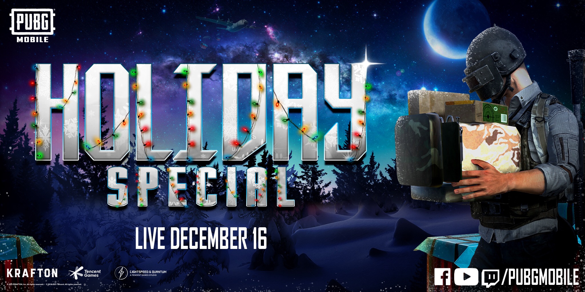 PUBG MOBILE on Twitter: "☃️ Happy Holidays from PUBG MOBILE! There's a