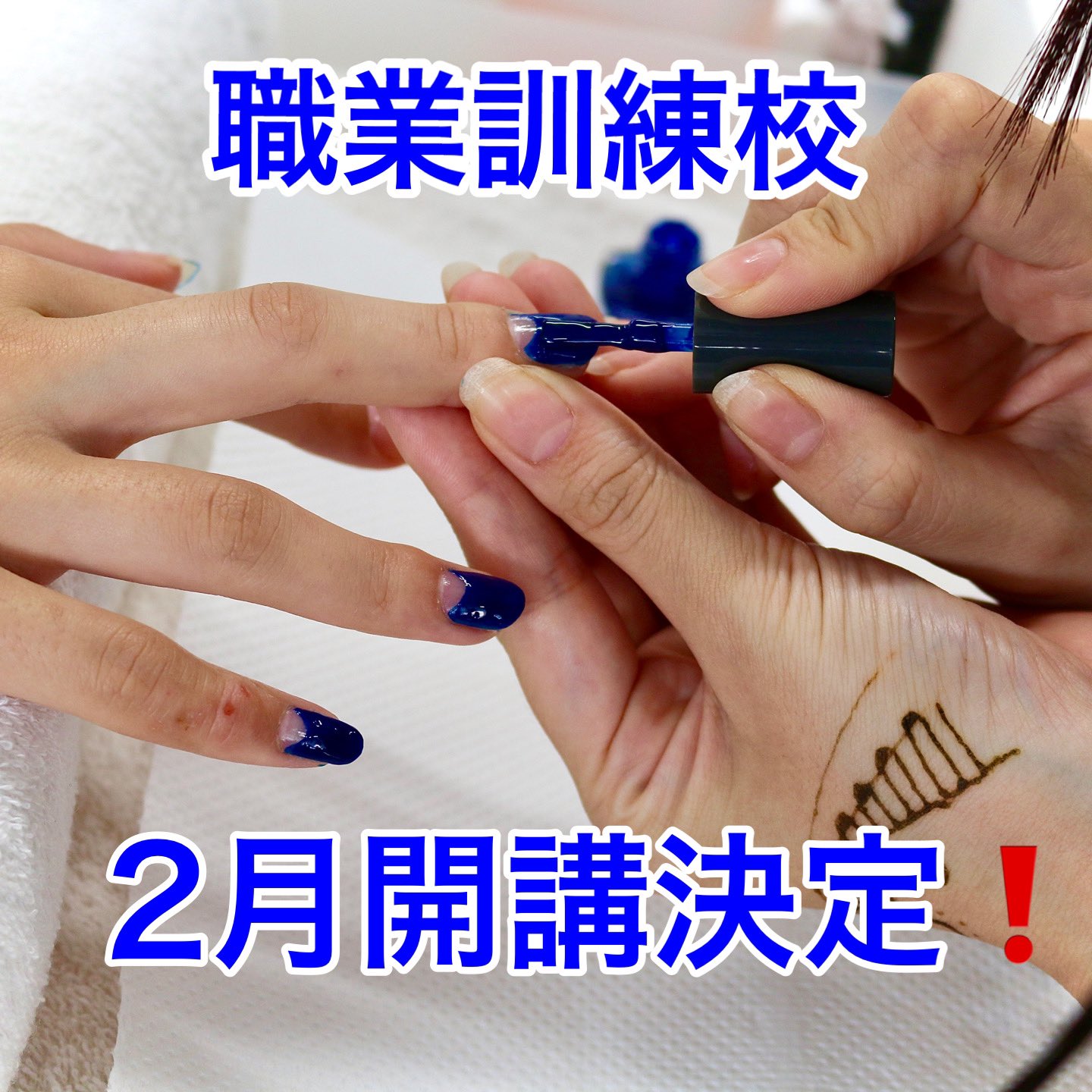 Septi 南船場 心斎橋 メイクスクール ネイルスクール プロ資格取得 第4期生 ネイル職業訓練校2月開講 12月28日 火 より生徒さん募集スタート 22年2月25日 金 から3ヶ月コースです 詳しくは最寄りのハローワークへどうぞ 職業訓練校