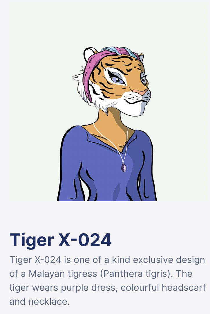 tigerpunksmy's tweet photo. Hi fam. Some of our girls ❤️. Available at our #TigerX account. Let's start a #tigerfamily 😍🐅🐅🐯

https://t.co/kTBMJkBOPV

https://t.co/JBGAldMKw6

https://t.co/UhZnSoR3PU

https://t.co/jrjSPXC4P8

#savemalayantiger #nftmalaysia https://t.co/FKQm2mFAK0