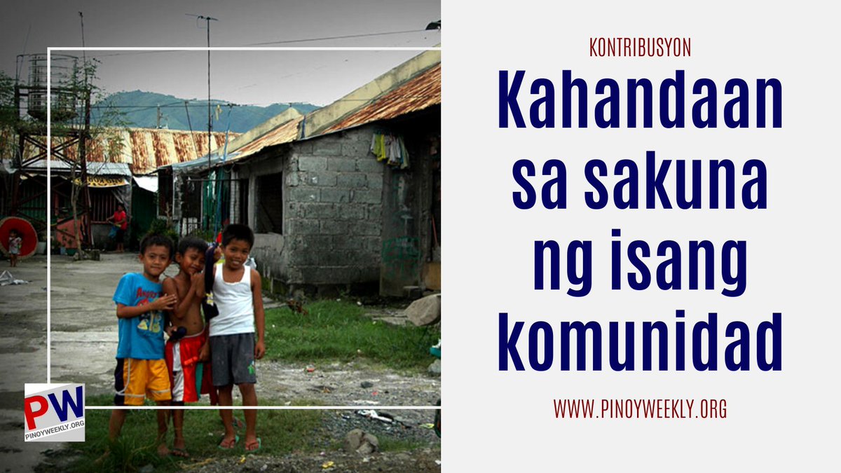 pinoyweekly's tweet photo. Hindi lahat ng panganib ay nauuwi sa sakuna. Nangyayari lang ang sakuna kung ang komunidad na mahaharap sa panganib ay bulnerable.
๐ดBasahin dito: https://t.co/dOjZQMcajY
#ClimateActionNow #StopDevelopmentAggression https://t.co/C1WpTYV3c6
