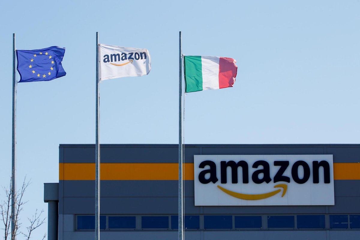 Italian regulator fines Amazon $1.28 billion for abusing its market dominance