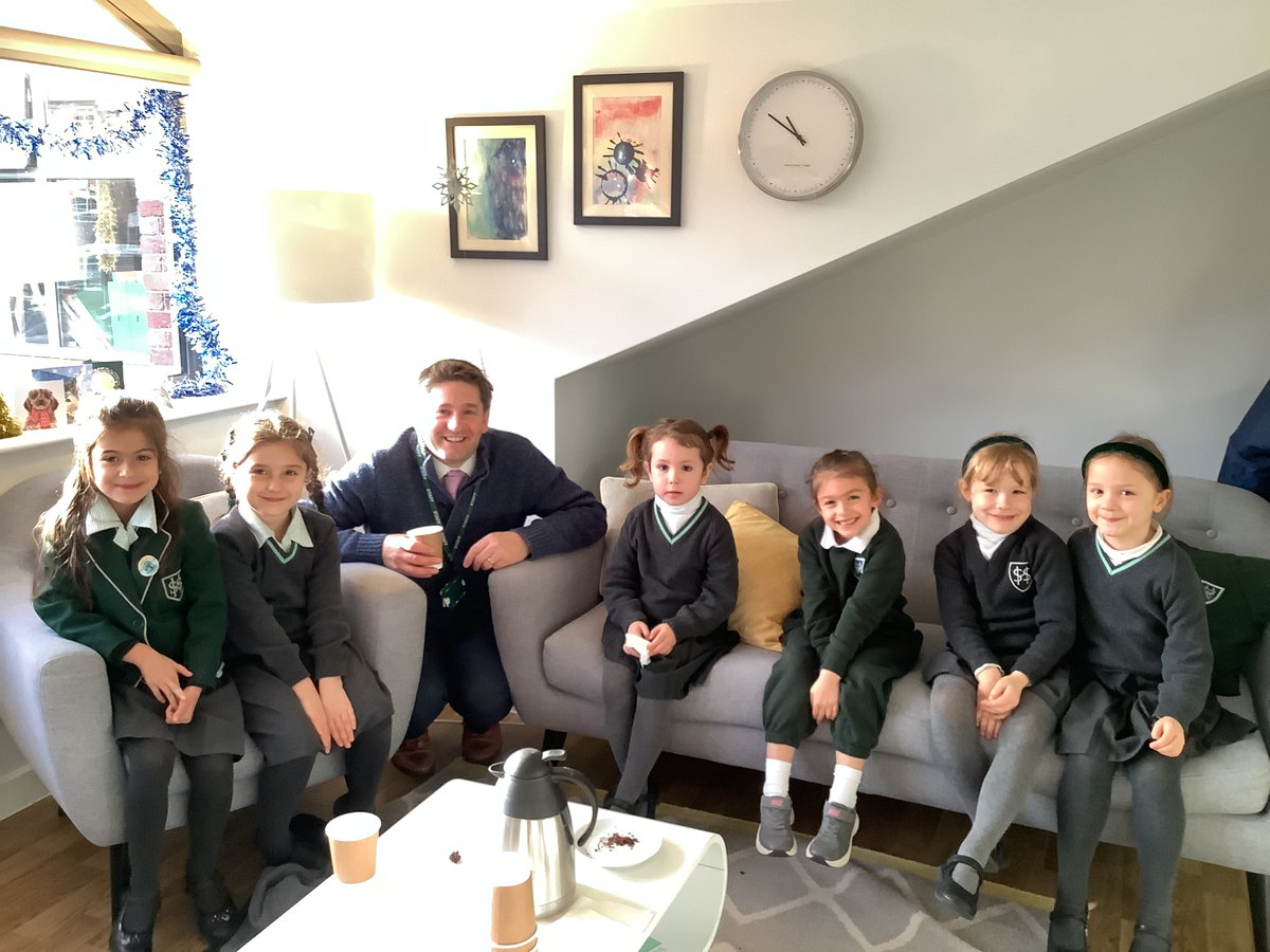SHSGirlsPrep's tweet photo. Every term our teachers nominate a pupil in their class to have a hot chocolate and a muffin with the Head who congratulates each girl in turn and explains the full reason for their nomination. Congratulations girls! 💚✨ https://t.co/cJ6k7g9zpY https://t.co/IfpzhuZNU1