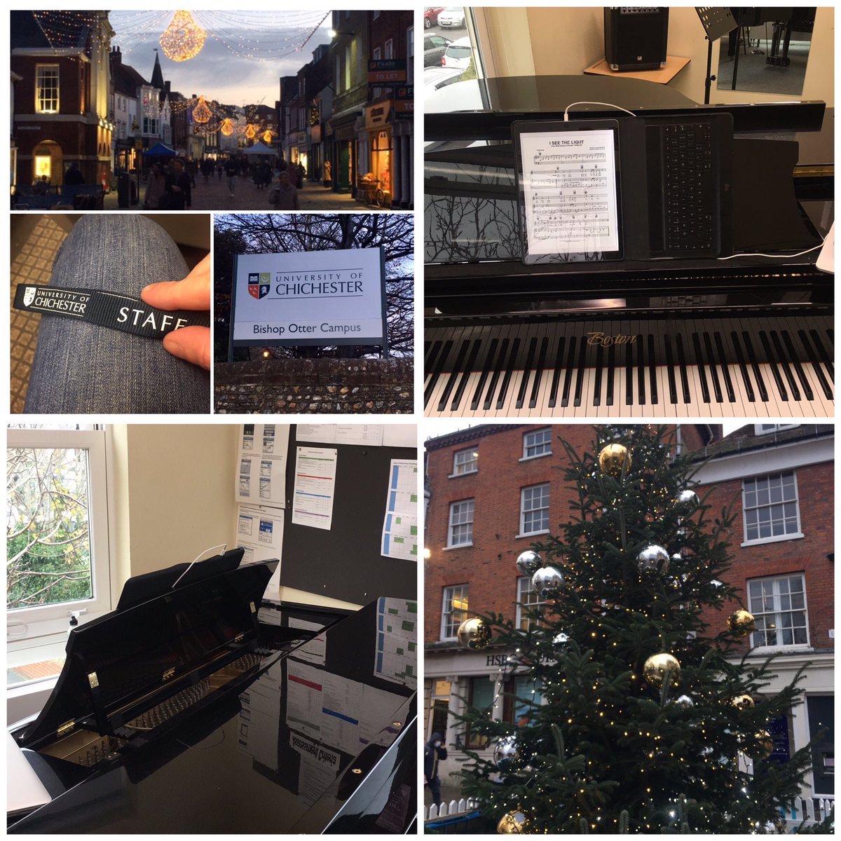ianmhm's tweet photo. Yesterday - last day on campus this side of Xmas @chiuni @chiunimusic Glorious term!
Wonderful colleagues, institution, ethos and vocalists!
Thank you Alison Susan Will Meredith Ben et al for a wonderful term.
See you in 2022! #associatelecturer #vocaltutor #musicaltheatre #pop https://t.co/pFTh197n9v