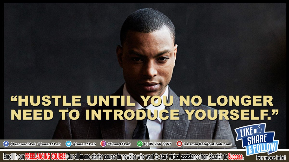 SmartLearninLab's tweet image. "Hustle until you no longer need to introduce yourself."

#DailyReminder   
#FVAQatar      
#Surge    
#SmartLearningLab       
#thursdayvibes