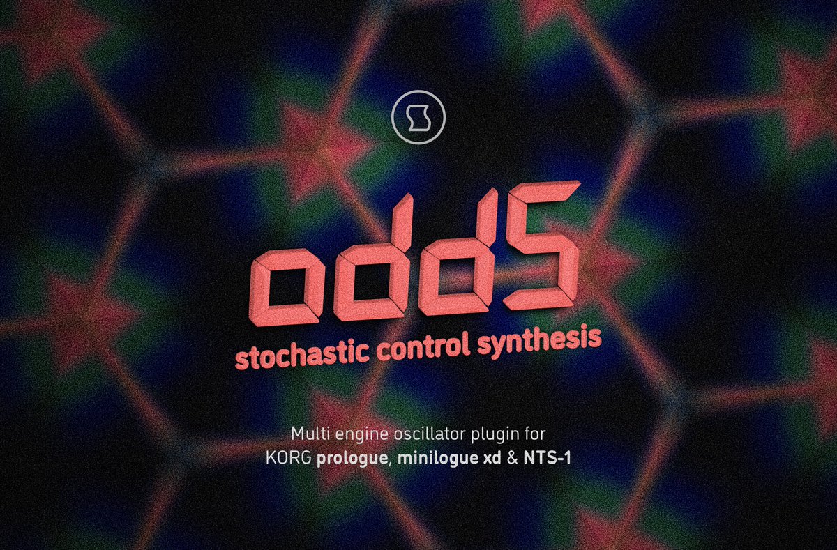 Sinevibes's tweet image. Super excited to release Odds, our new stochastic control synthesis plugin for KORG synths: sinevibes.com/korgodds Odds features 7 synthesis engines, note trigger probability, pitch transpose and parameter randomization. #korg #loguesdk #prologue8 #prologue16 #miniloguexd #nts1