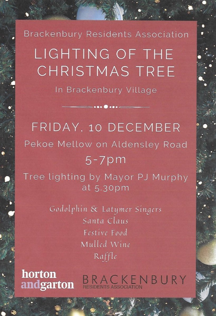Christmas comes to #BrackenburyVillage tomorrow with the lighting of the tree, carol singing and more 🎄 See you outside @PekoeMellowTea! 

#Hammersmith #W6