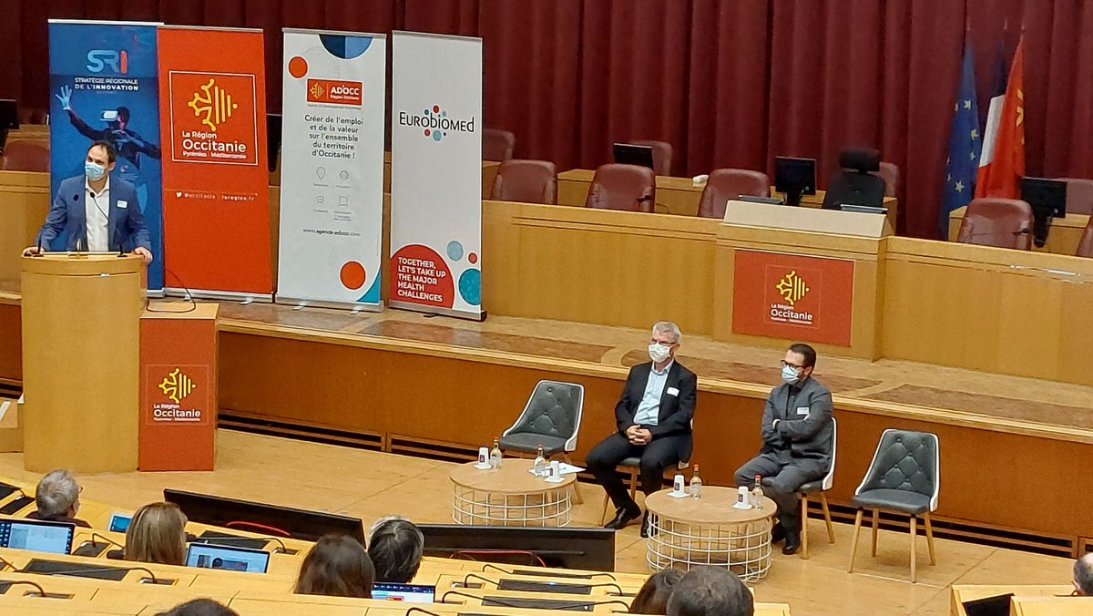 ADOCC_'s tweet photo. #Santé : 🔊En direct de #Toulouse : 
🚀lancement de la filière "Biothérapie Innovation Occitanie" par la @RegionOccitanie et @ADOCC_ 
en présence d’acteurs et d’entreprises lauréates en #Occitanie de différents appels  à projets :  https://t.co/GFWaSct8eb https://t.co/LaTLCtp1Pe