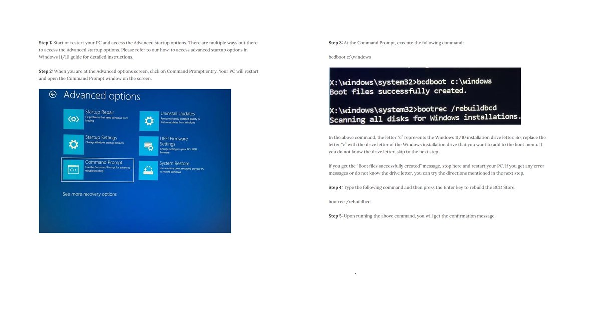 CAStenman's tweet image. How To Add Windows 11/10 Installation To Boot Menu List  bit.ly/3s4vFVV    #Windows11 #HowTo #BootMenu
