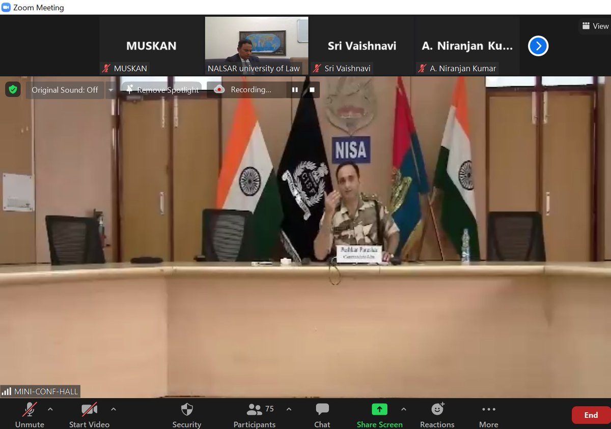 CHSS_21's tweet photo. Day 2 of AI for Smart Policing- introductory speech by Shri Ch. Dwaraka Tirumala Rao IPS, Vice-chairman MD APSRTC. This was followed by Mr. Ignatius, Dr. Mohan Kanda, IAS(Retd.), Commander Pushkar from “NISA”, Mr. Ananth and Abhishek from People Link. https://t.co/NEvBRlnmpD