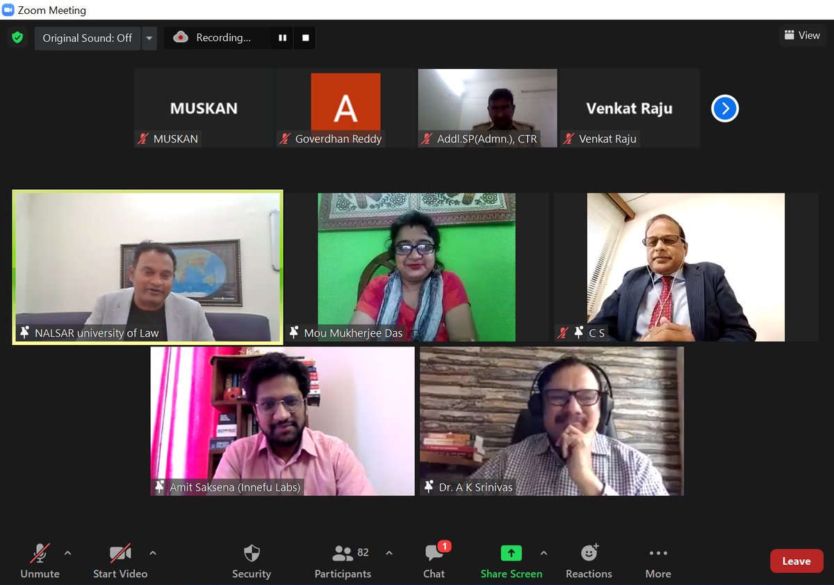 CHSS_21's tweet photo. Day 3- Ms.Mou Mukherjee, Mr. Amit Saksena from INNEFU Labs, Mr. DSC. Evgeny N. Pashentseu, Mr. Ravi Muttamsetty and Mr. Durga Prasad Turaga from A4 Data, Mr. Gal Yoffe founder of Ark Terra, Sri K Padmanabaiah former Home Secretary, Addl. DG L &amp; O, TS-Dr. Jithender &amp; Addl. https://t.co/bUVrpKXoi6