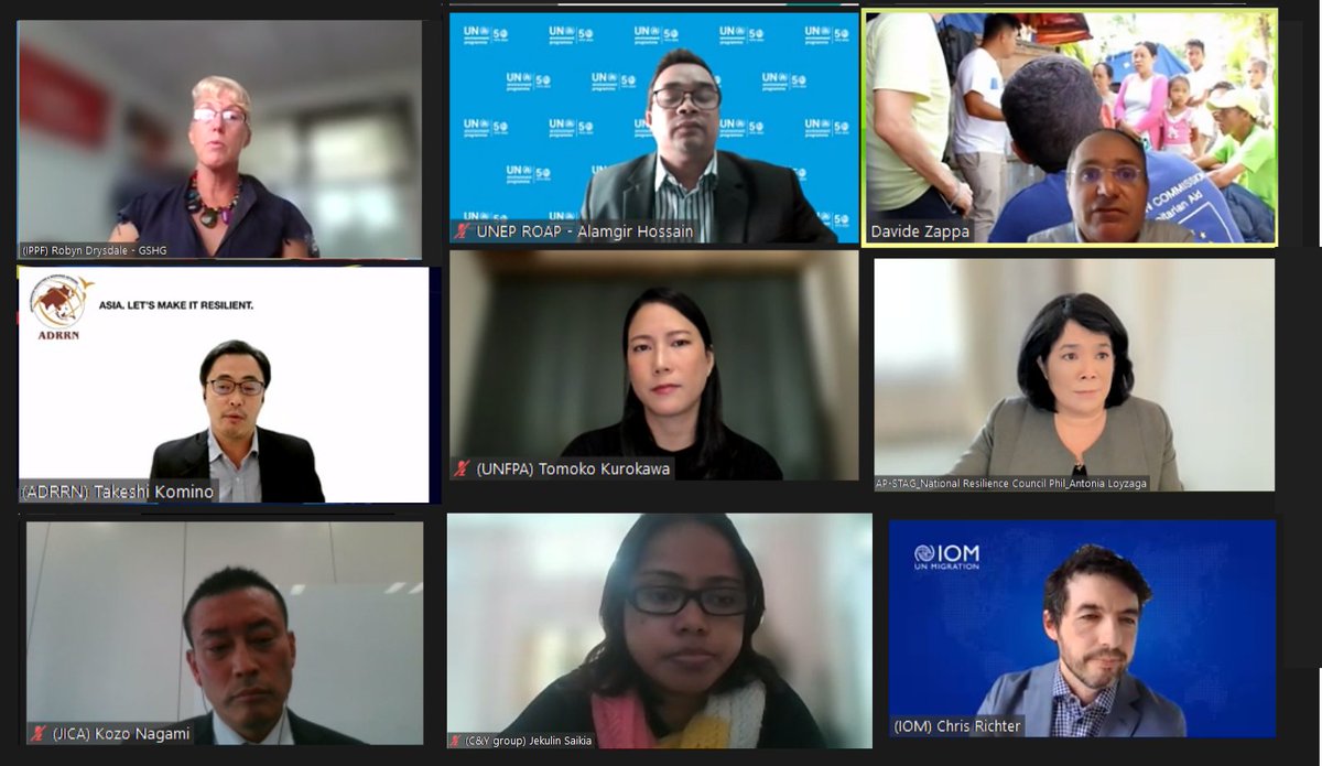 UNDRR_AsiaPac's tweet photo. On Day 2 of the #APPDRR, governments, IGOs, stakeholder groups and UN and international agencies provided their reflections on how to advance disaster risk reduction in Asia-Pacific 🌏
If provided, text versions will be posted on the event page:
https://t.co/v7rEHtUmbZ https://t.co/x75Yuoj2R2
