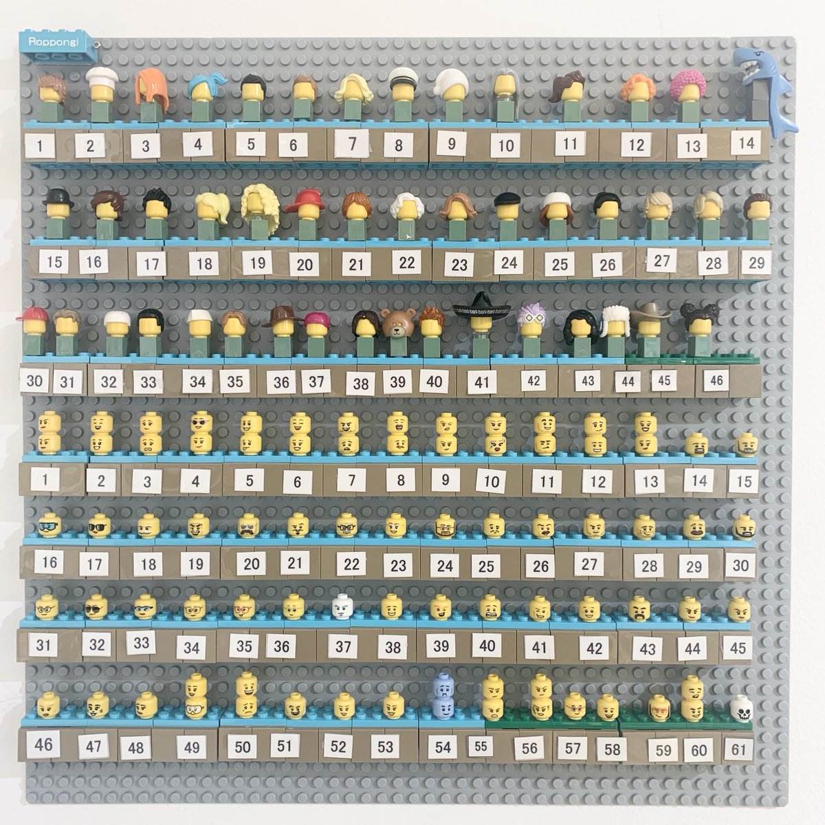 BAM一覧】 🔶六本木ヒルズ店 #BuildaMinifigure 一覧を公開😋 あたま
