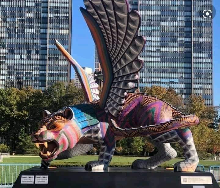623Sis's tweet photo. The United Nation's sculpture for peace and safety. https://t.co/YqhwjjHnCv