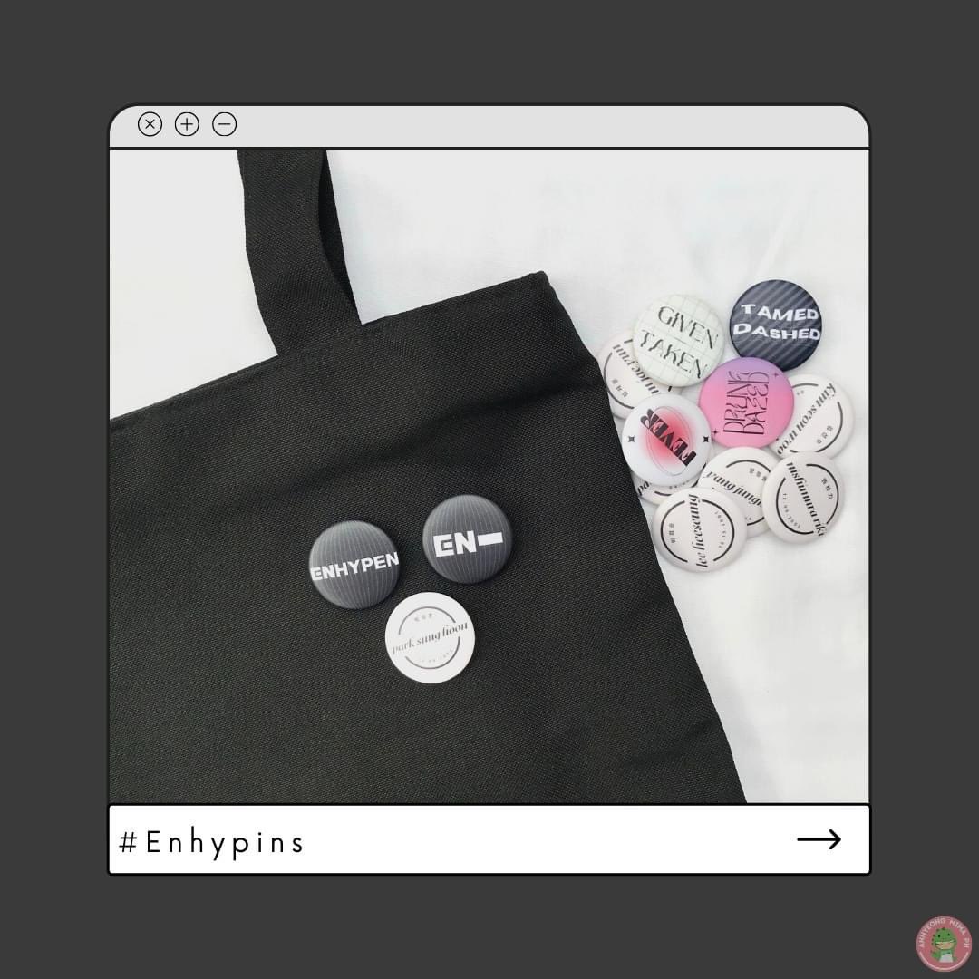 annyeongmimaph's tweet photo. Annyeong, Mima! 🦖💖

We call these ✨ENHYPINS✨ if you think that's witty then bili ka na!

Pins: 35php each
3 pins: 100php (add 130php for tote bag)
ENHA set (13 pins): 445php

+ freebies

Pre-order here: https://t.co/Afo8KK45Ff

#PinsBeWithU
#Enhypins
#MIMAcollections https://t.co/ikkwiZAZhT