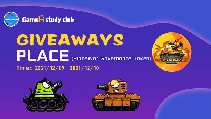 spacen1ght's tweet photo. 🎉#Giveaway 🎉
@placewar_game 

To enter:
1⃣RT &amp; ❤️
2⃣Follow me  @Gamefi_club 
3⃣leave your #BSC wallet address below.
50 #PLACE  ✖40 #winners 
Ends in 2days.
#GameFi #P2E https://t.co/7ZlpeXVImp