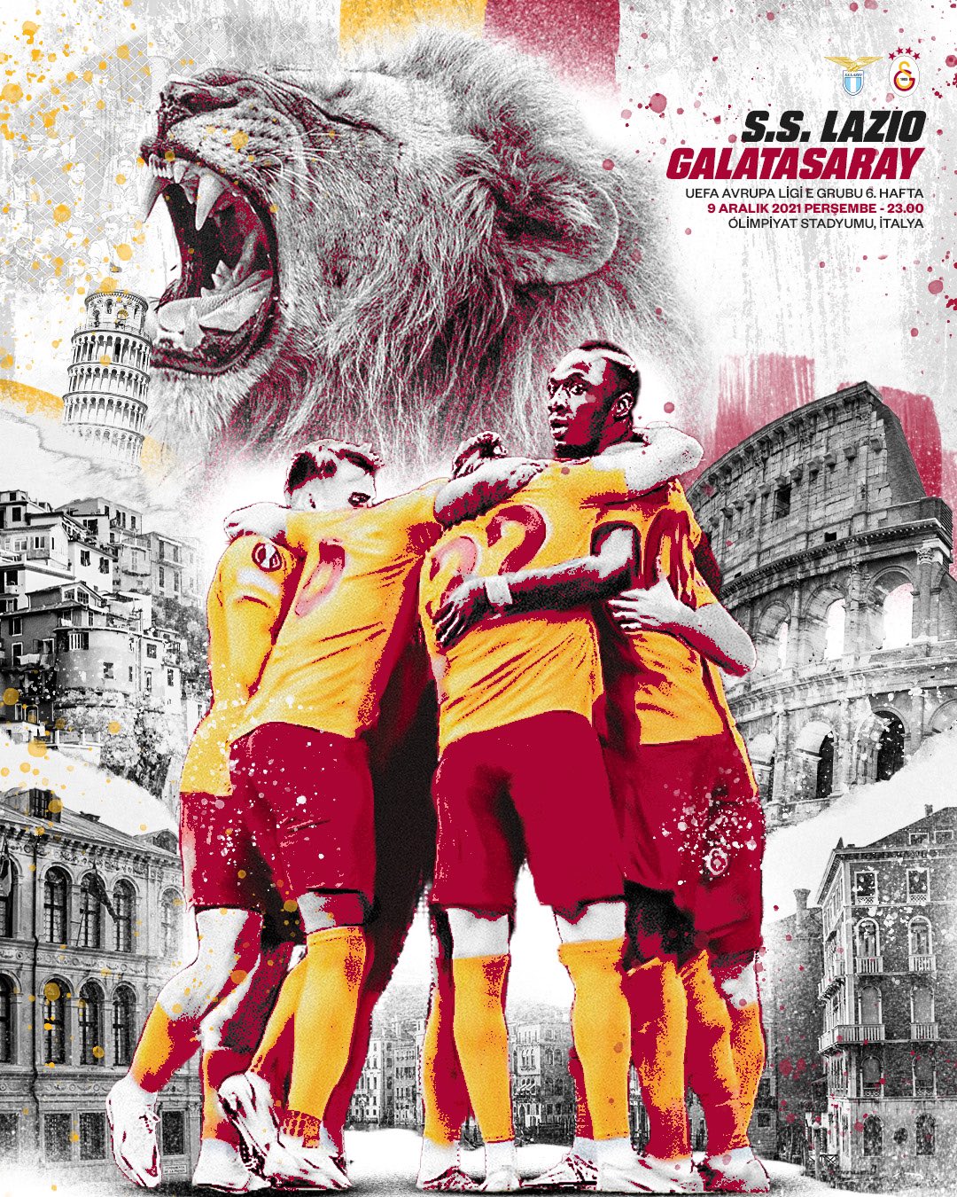 Lazio Galatasaray Maç Görseli