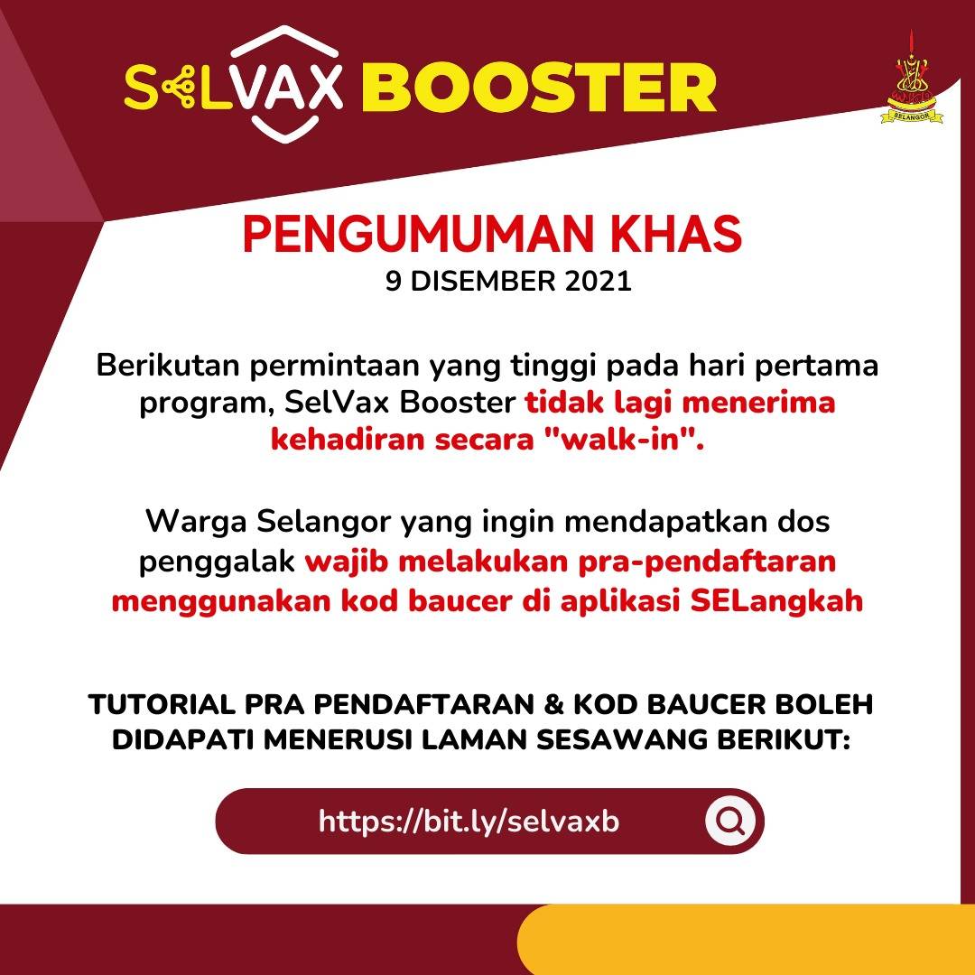 Selvax booster