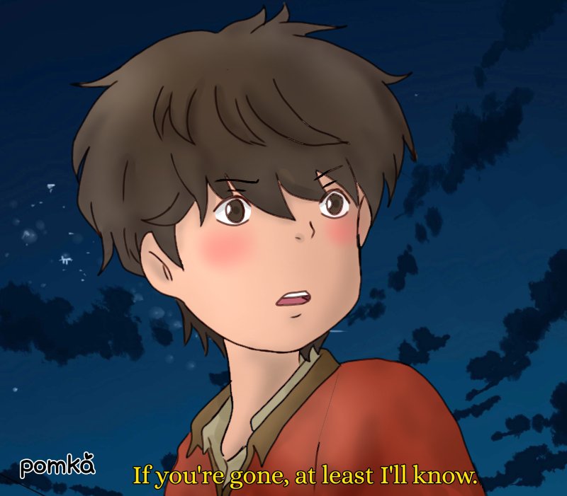 pomKaDMBJ's tweet photo. Tried draw #pingxie in ghibli version..

That one scene...;)

#zhangqiling #盗墓笔记 #daomubiji #DMBJ #wuxie #pingxie #瓶邪 https://t.co/R5qUZOzlls