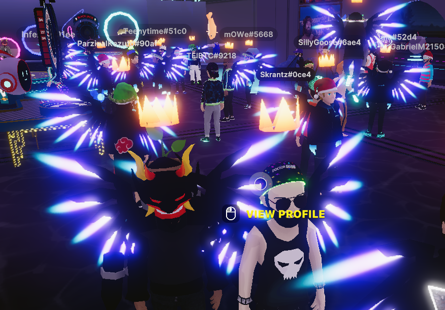 YanickJannotti's tweet photo. I witnessed the @TheAquariumdcl  invasion during the @JTV____  event Thank you brother and congratulations for the beautiful work on the king's wing!

@Azzy780 @FireNine @dclZEUS @IconicDefi @Lingxing_DCL @xCryptoBro @e_musk4 @HODLHQ 
#Decentraland #KingsWings #Metaverse

🔥🚀 https://t.co/ZWAOB0MkbL