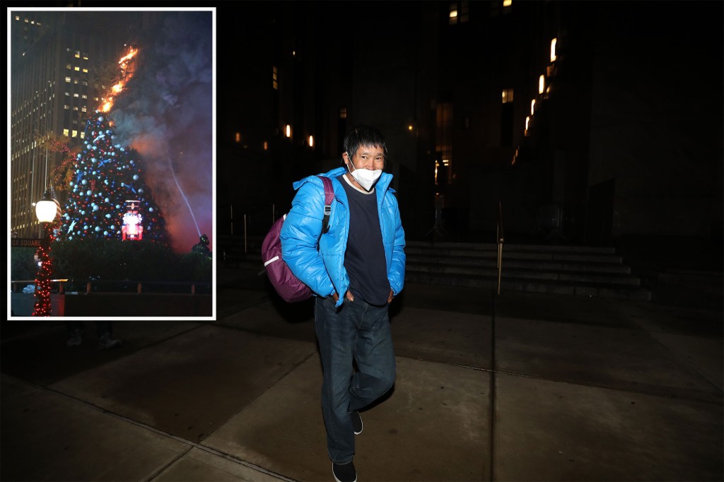 nypost's tweet photo. Fox Christmas tree arson suspect released without bail https://t.co/WRKrZySj4x https://t.co/TZDweOOFNh