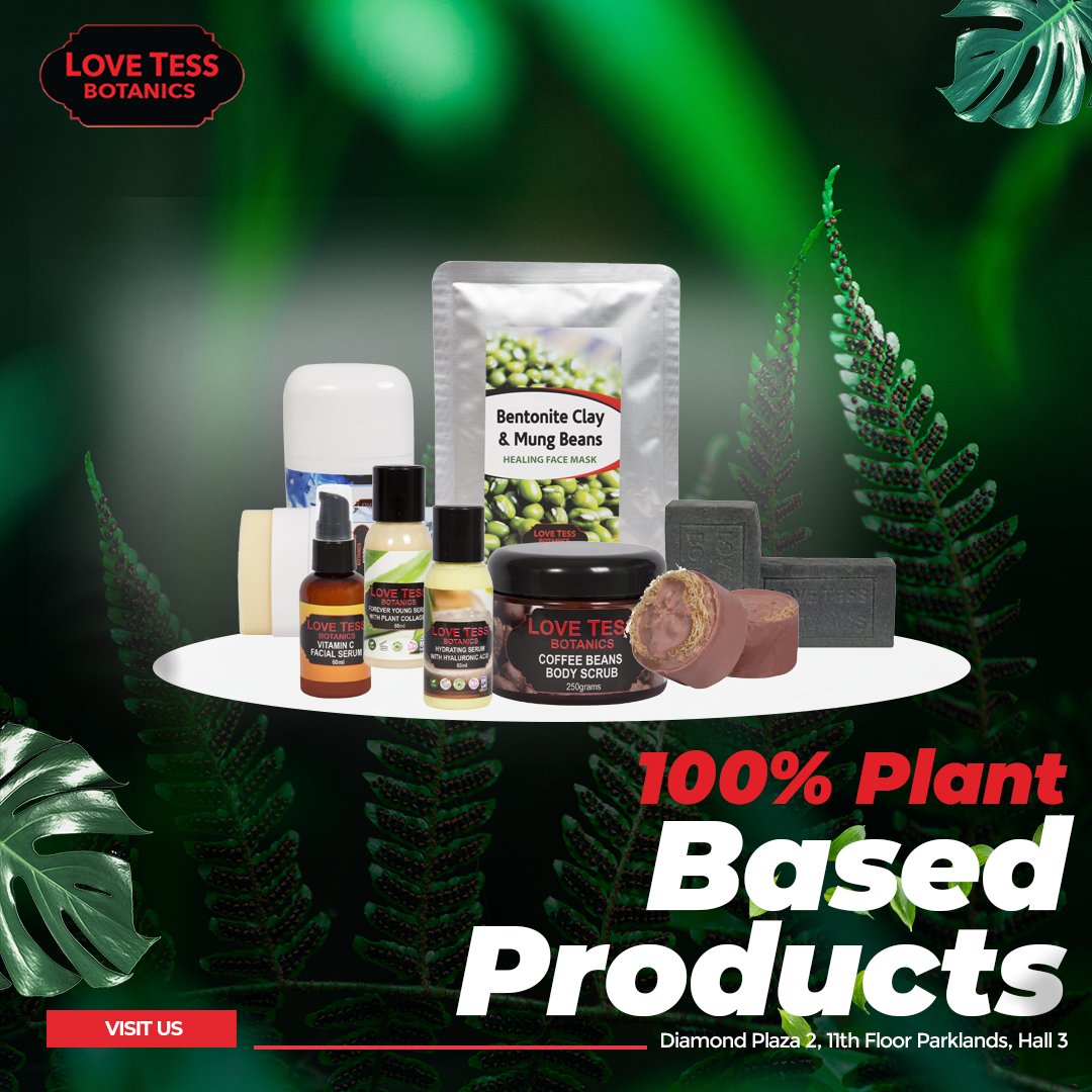 LTbotanics's tweet photo. At Love Tess Botanics, we are mindful of what you put in your bodies. This is why our skincare products are 100% plant-based and chemical free.
To order our products visit our shop in Diamond Plaza 2, 11th Floor, Hall 3 next to Anga Imax Cinema from Monday to Friday. https://t.co/uuuJM9VRZm
