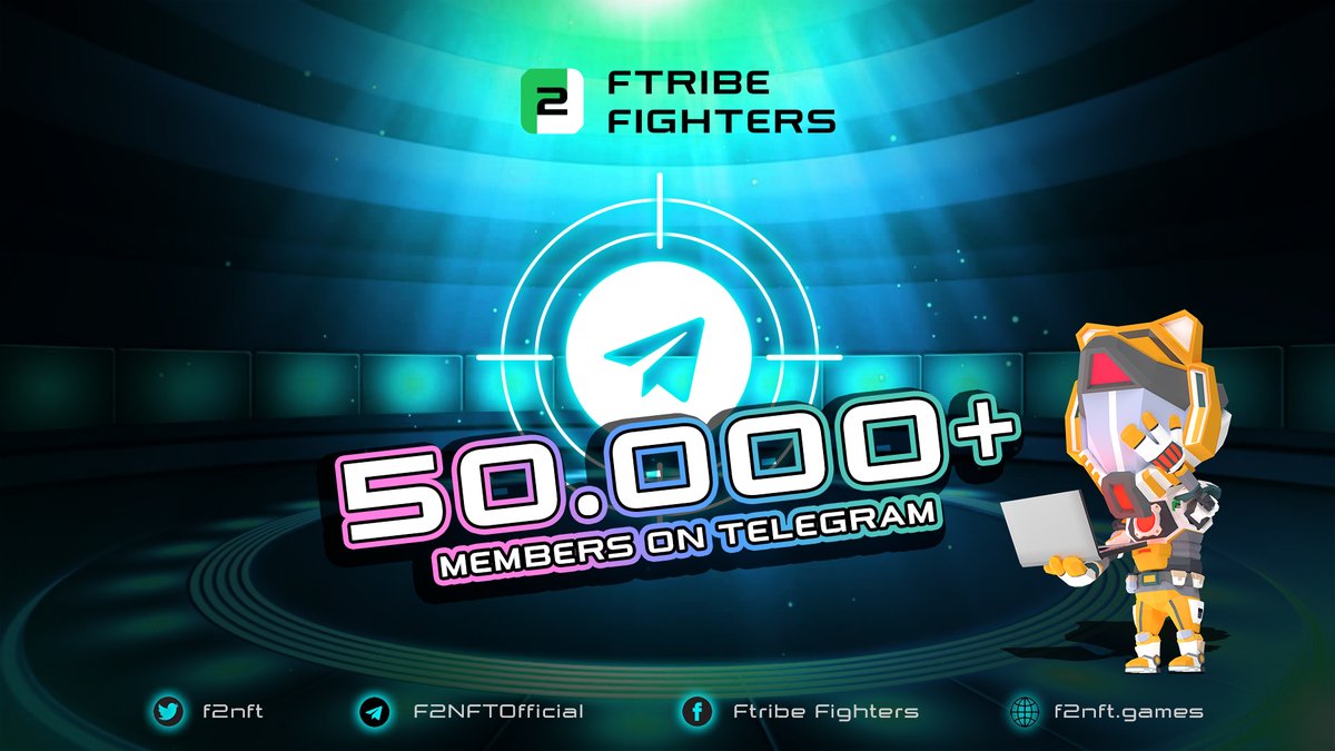 ⚡️ 50K MEMBERS ON TELEGRAM ⚡️

🎉 Our Official Telegram Channel has achieved 50K+ members within a month.

🎉 Special thanks to all awesome players and investors.

🚀 Keep supporting and grow together with #F2NFT