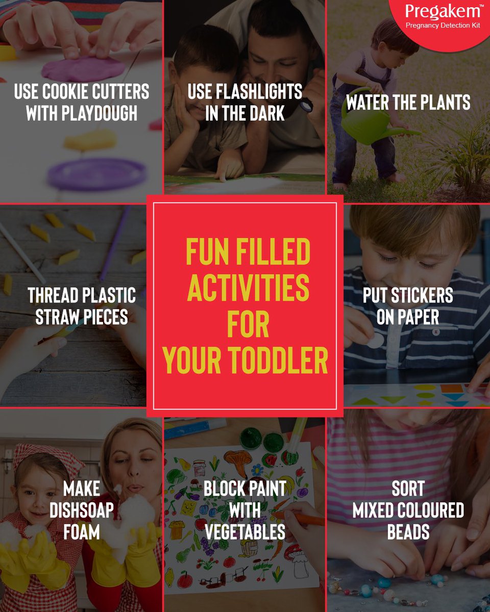 pregakem's tweet photo. Trying to keep your toddlers to focus?
You could try these engaging and educating indoor activities to help build their concentration.
#Pregakem #PregnancyDetectionKit #December #NewYearPlan #YearPlanning #YearlyReflections #PlanningAhead #NewParents #Parenthood https://t.co/anfB0ZeX0c