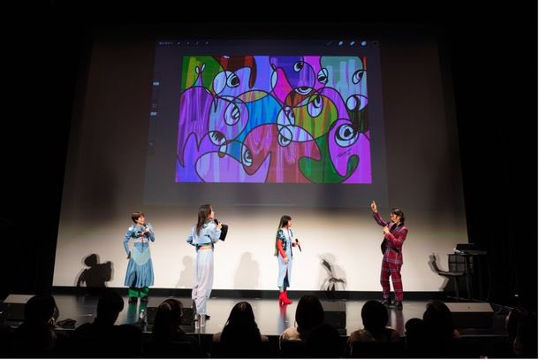 TryingUnity's tweet photo. 1/

「終わらないART LIVE2021」Vol.2

11/28、#ところざわサクラタウン にて開催された #ARTLIVE2021 にて、ストイックと多様性 を掲げるダンスボーカルグループの color-codeさん @clc_colorcode のステージにTAKUROMANはコラボ出演させていただき、ライブペイントをしました。 https://t.co/f9jIminBnW